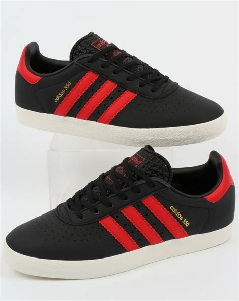 adidas Men's Trainers Black Schwarz Rot 